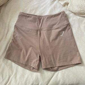 Beige gymshark dreamy shorts